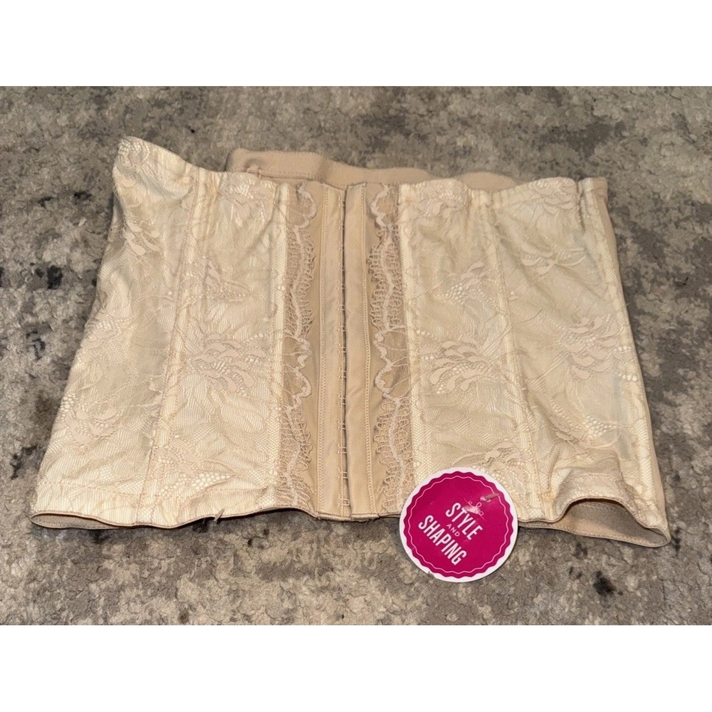 Maidenform Womens Beige Waist Nipper Trainer Shapewear XL Beige New